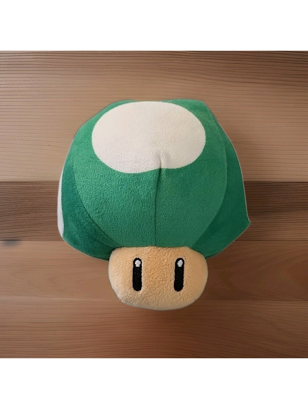 Super Mario Bros Brothers Green 1-Up Mushroom Stuffed Plush 6" Nintendo